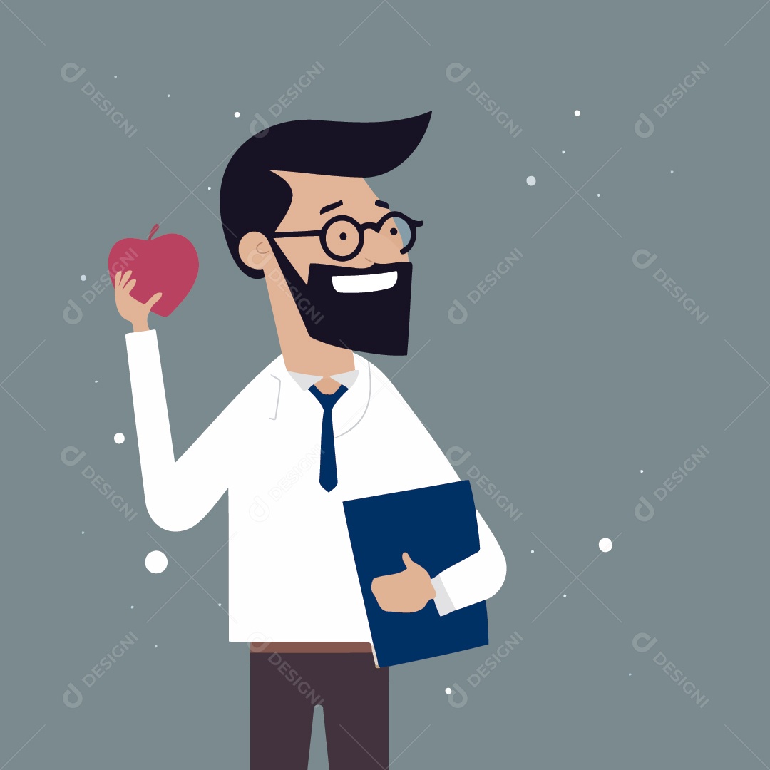 Professora Ilustração Vetor EPS