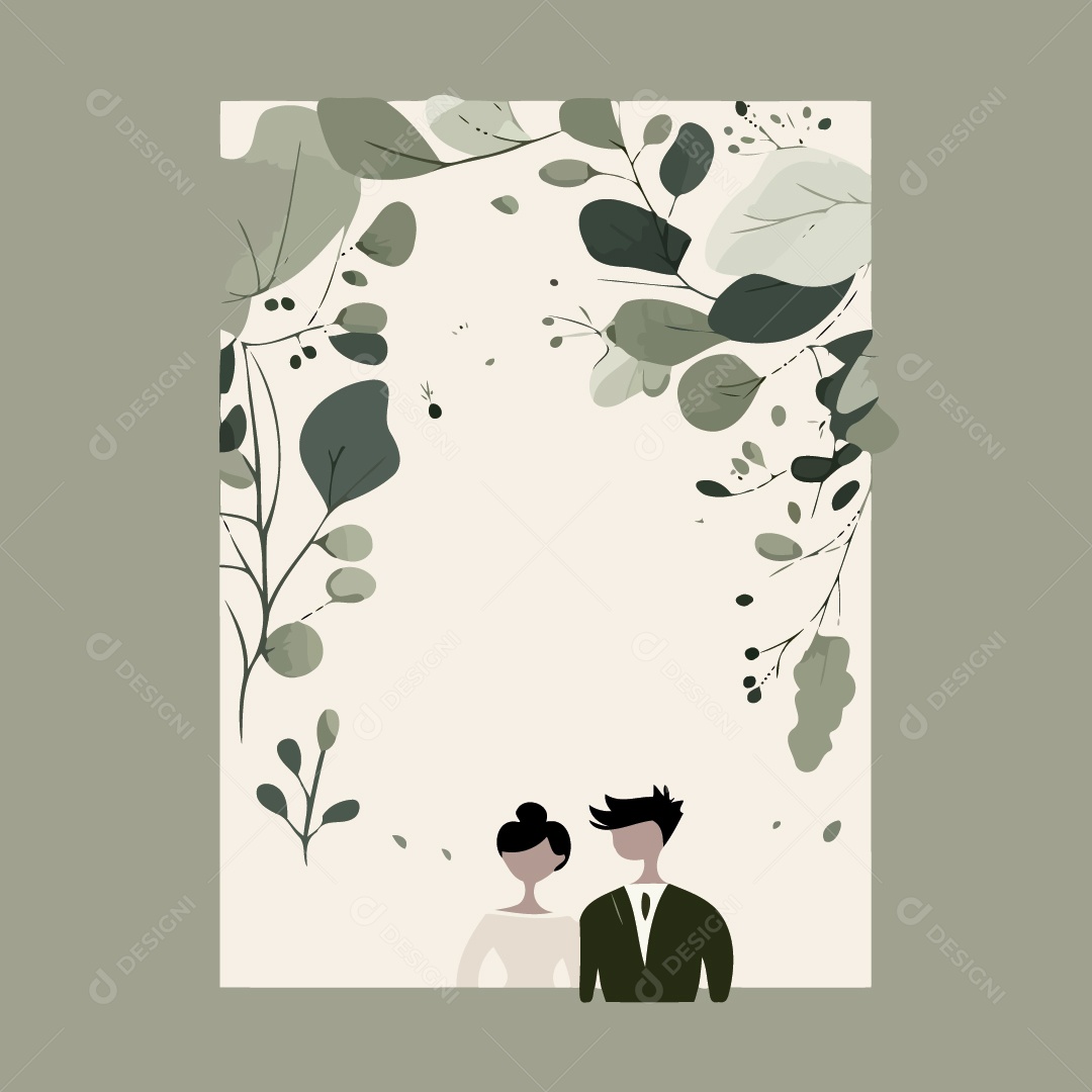 Casal Ilustração Vetor EPS