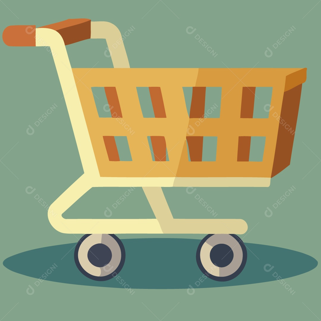 Carrinho de Compra Ilustração Vetor EPS