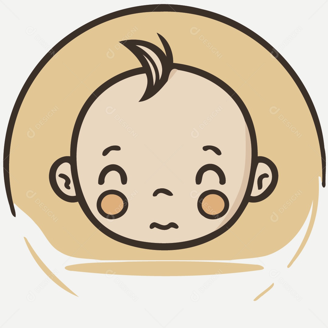 Ilustração de Bebê Vetor EPS