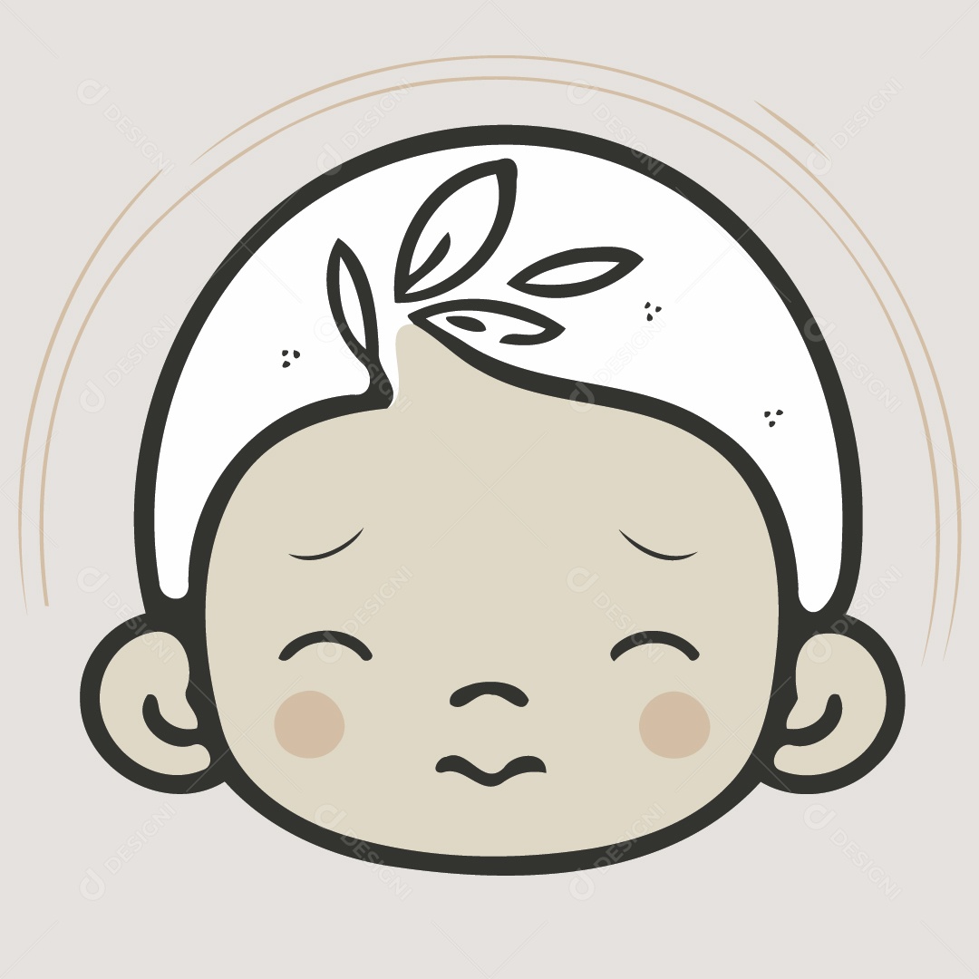 Ilustração de Bebê Vetor EPS