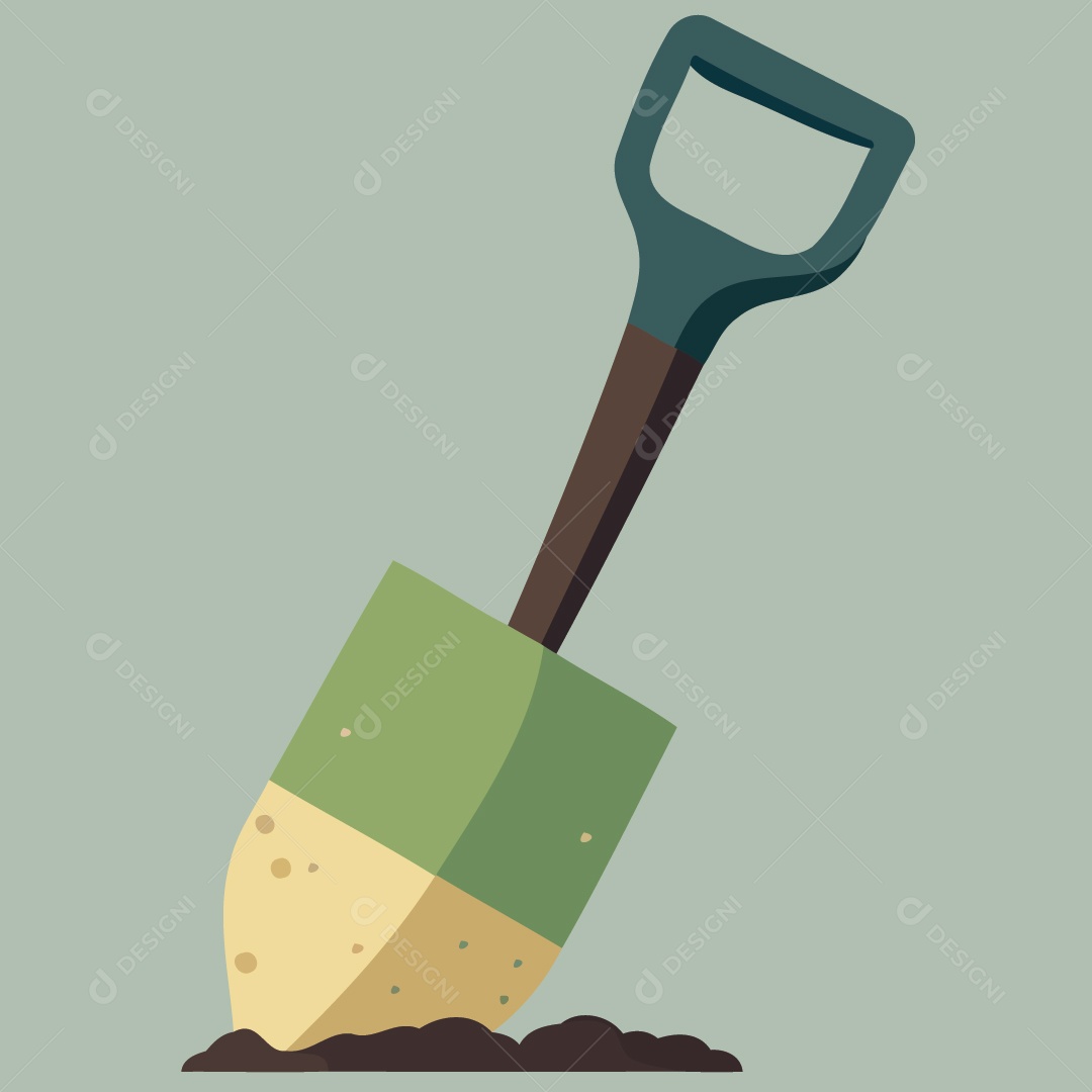 Ilustração de Pá Vetor EPS