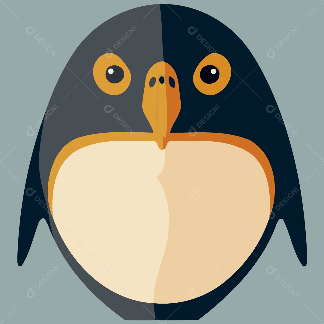Pinguim Ilustração Vetor EPS