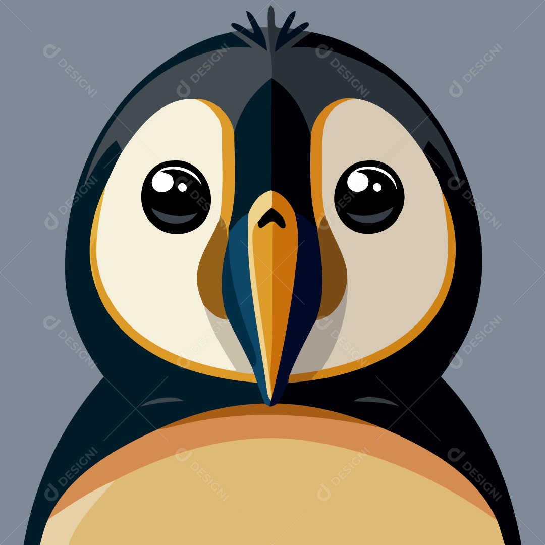 Pinguim Ilustração Vetor EPS