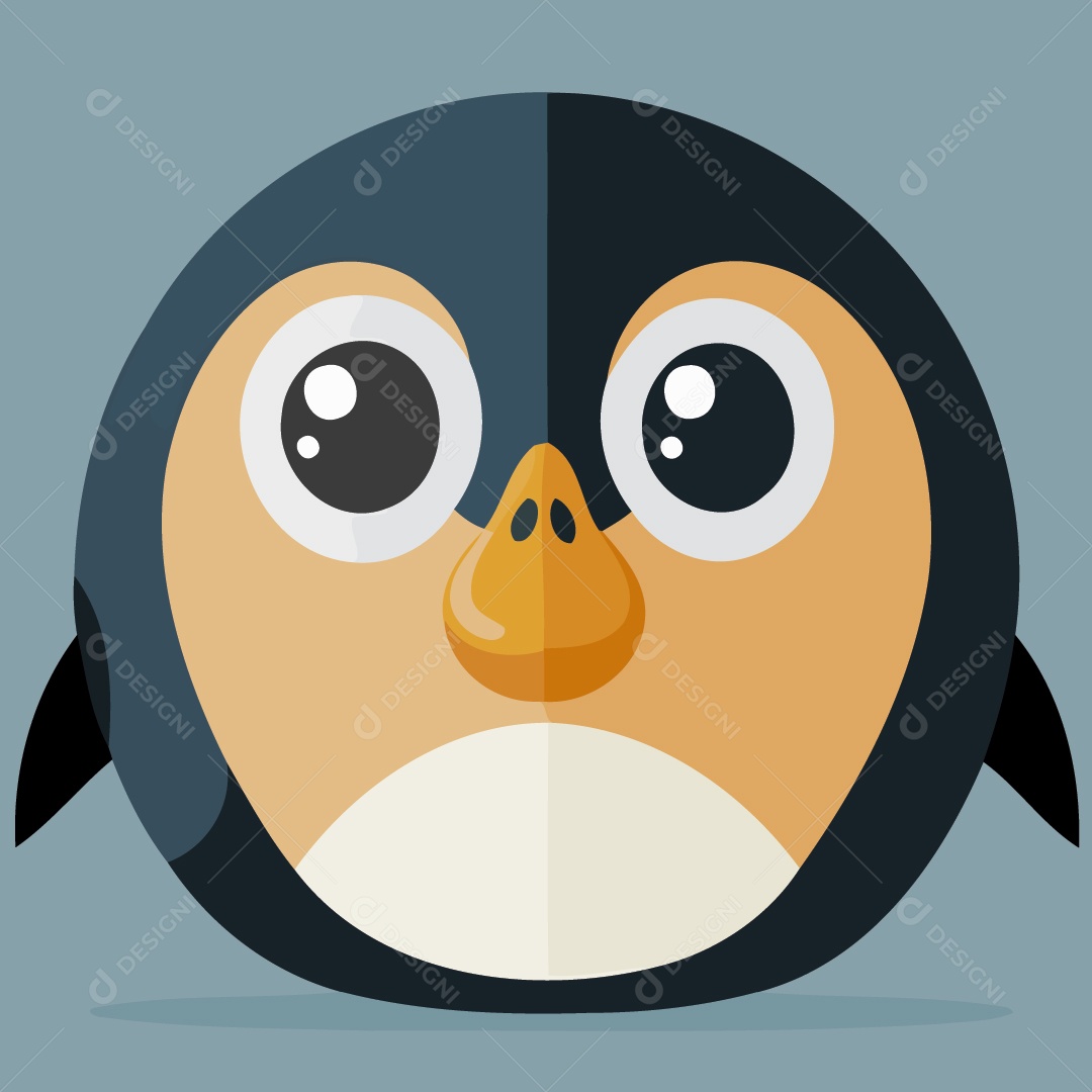 Pinguim Ilustração Vetor EPS