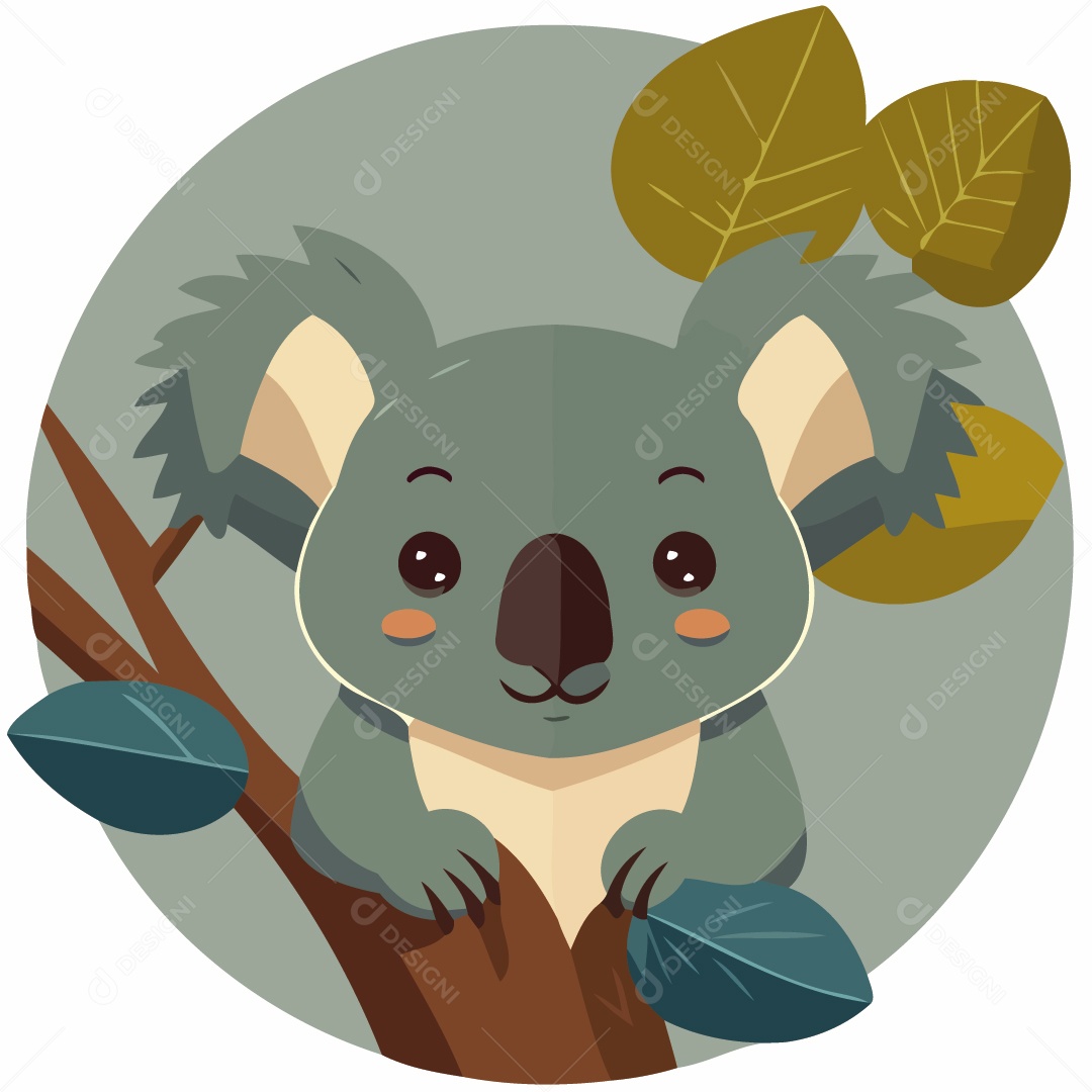 Coala Ilustração Vetor EPS