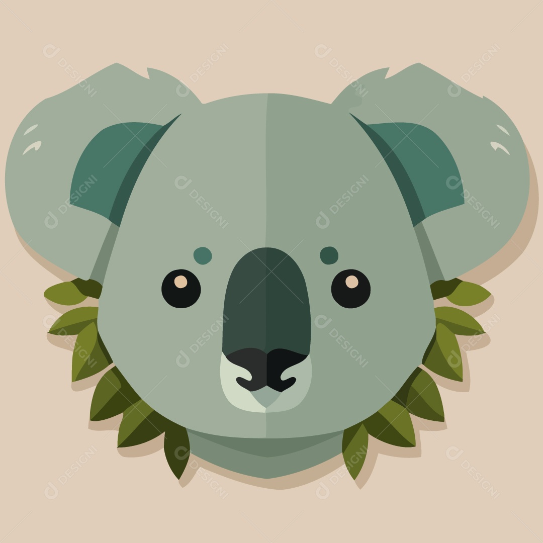 Coala Ilustração Vetor EPS