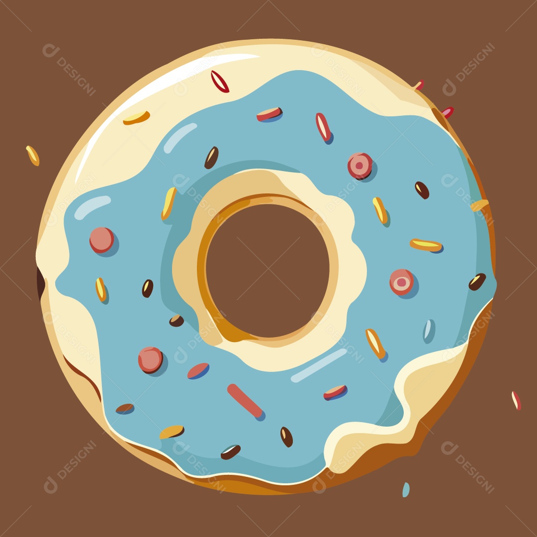 Rosquinha Ilustração Vetor EPS