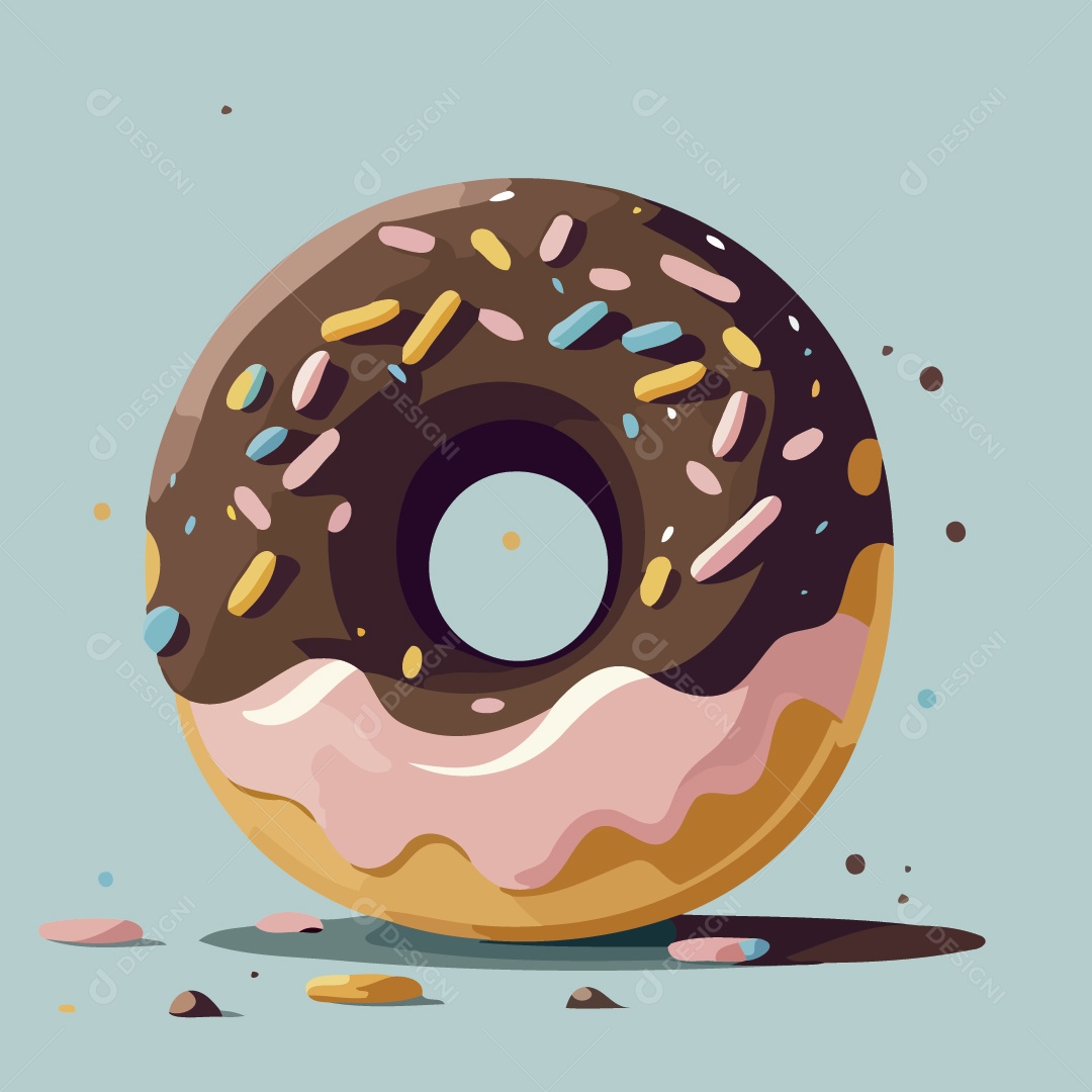 Rosquinha Ilustração Vetor EPS