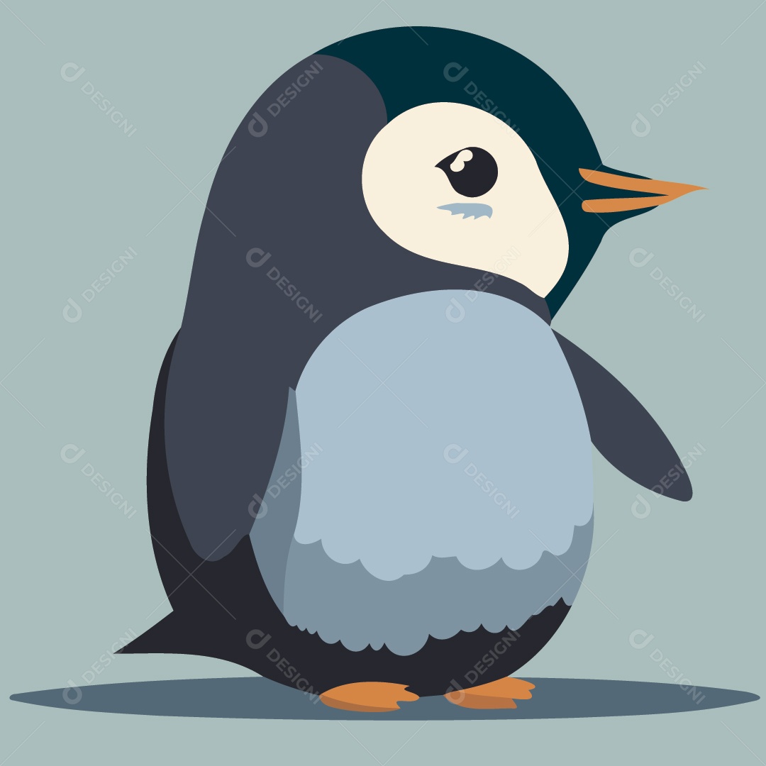 Pinguim Ilustração Vetor EPS