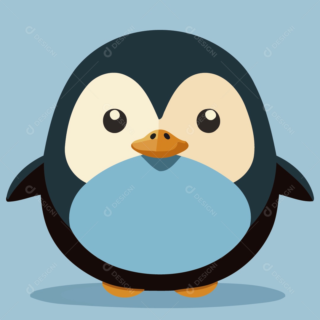 Pinguim Ilustração Vetor EPS