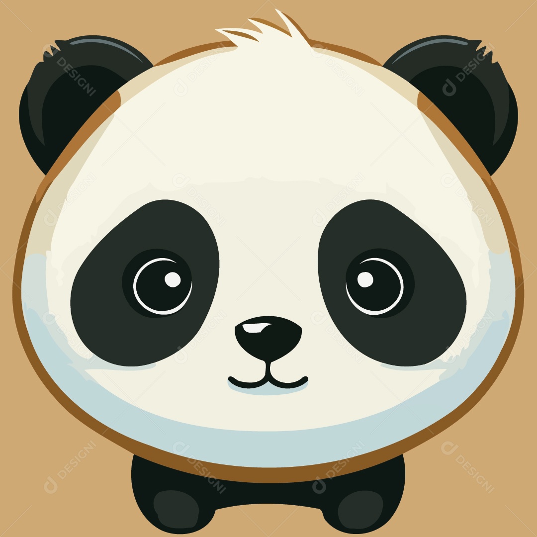 Urso Panda Ilustração Vetor EPS