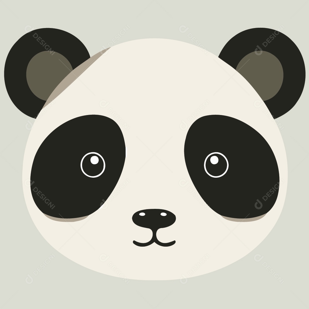 Urso Panda Ilustração Vetor EPS