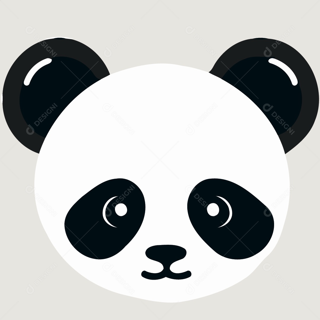 Urso Panda Ilustração Vetor EPS