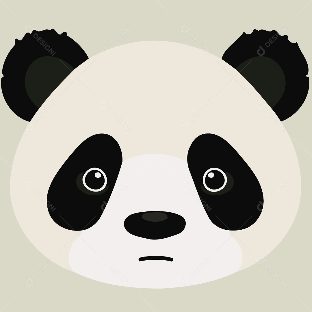 Urso Panda Ilustrações Vetor EPS