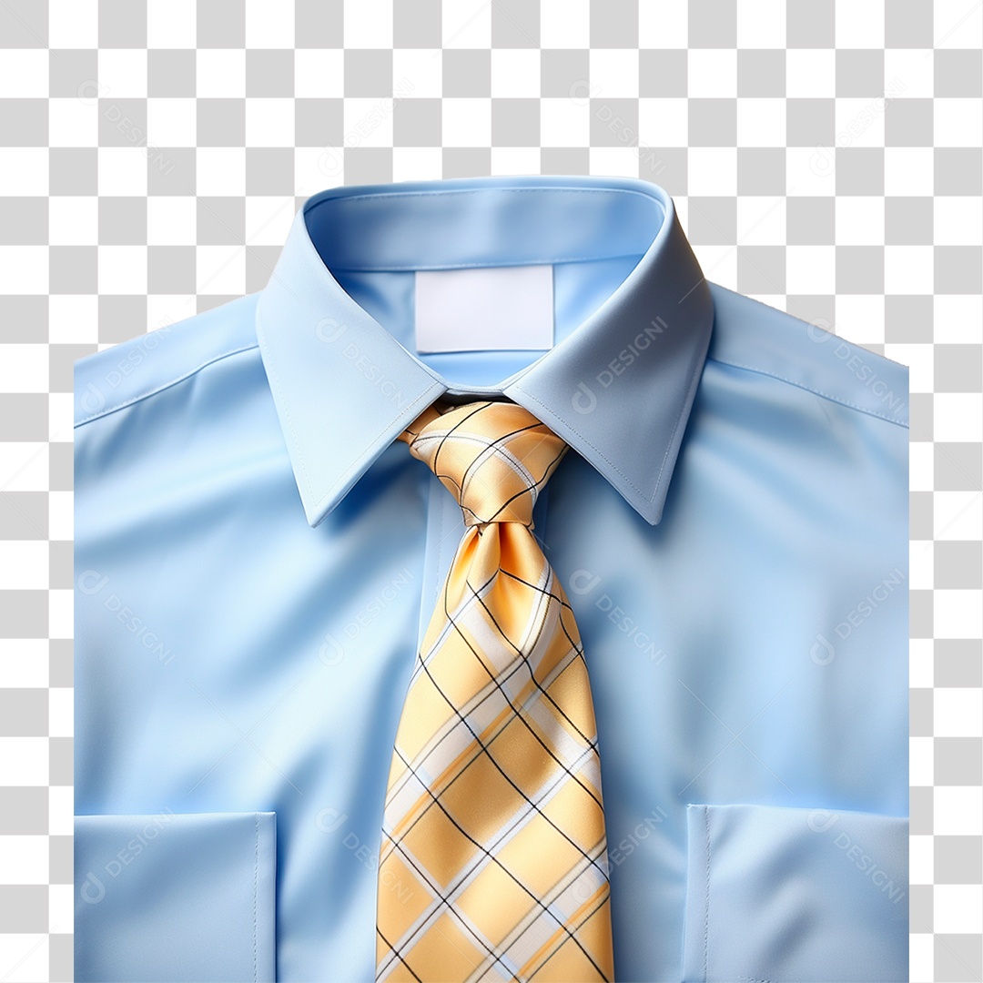 Camisa com Gravata PNG Transparente