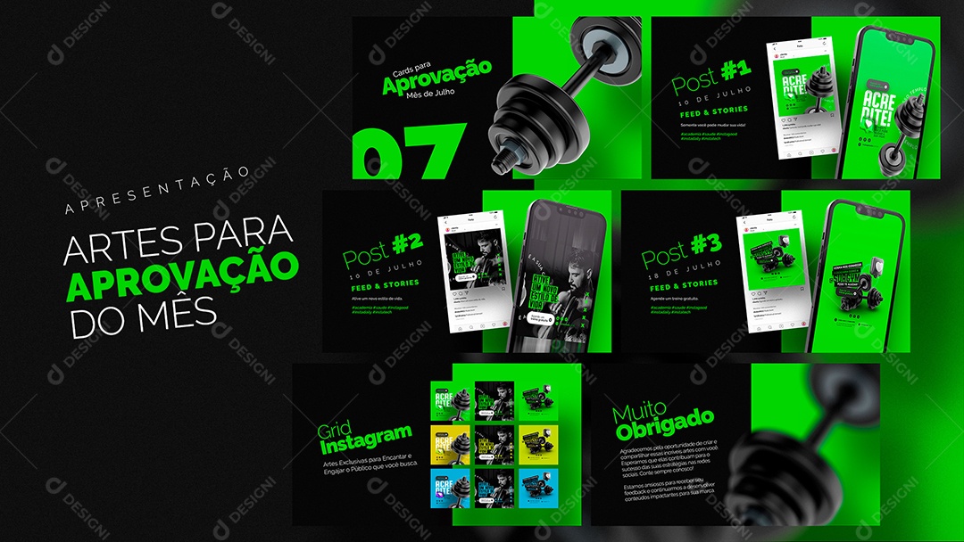 Proposta Comercial Academia PSD Editável