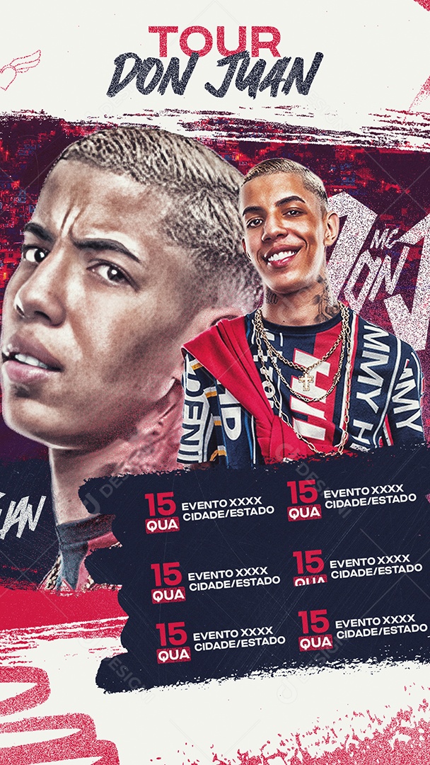 Social Media Flyer Story Tour Dom Juan PSD Editável