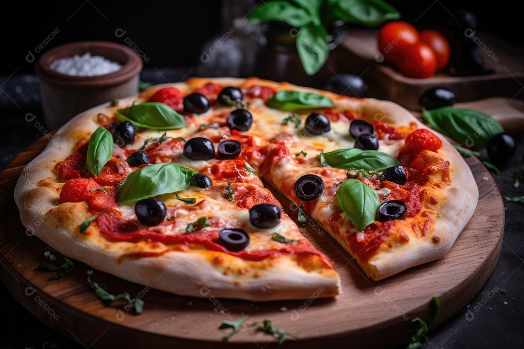 Suculenta Pizza Margherita: sabores italianos