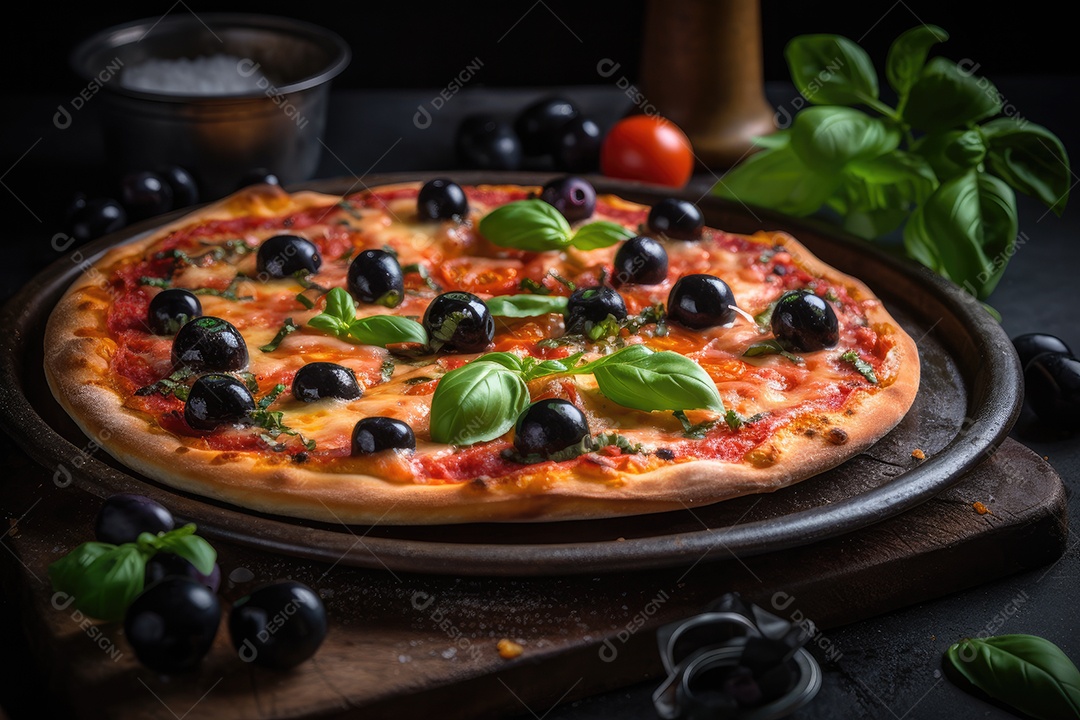 Suculenta Pizza Margherita: sabores italianos