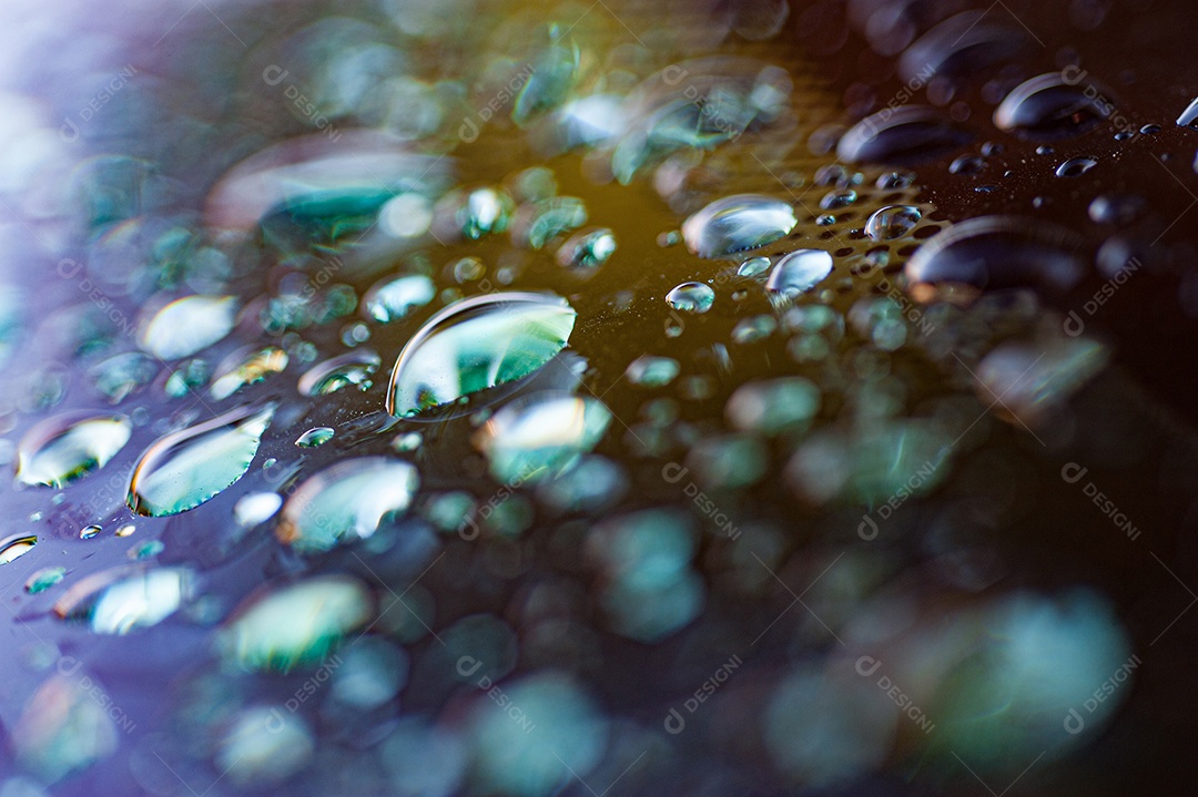 Textura de gotas de água