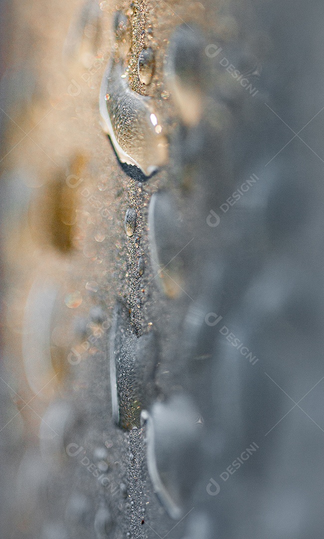 Textura de gotas de água