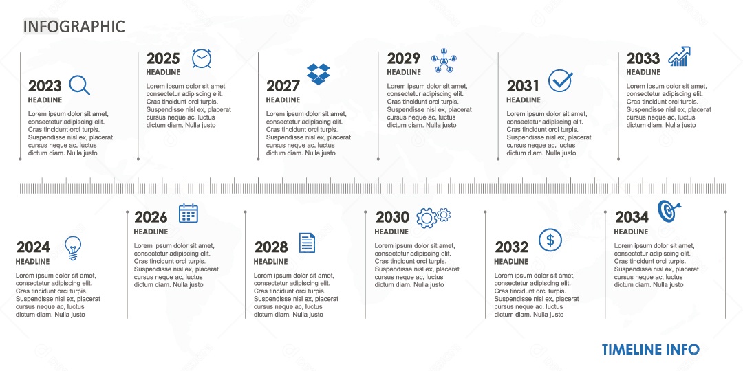 Ilustração de Informações de Infográficos Coloridos Vetor EPS