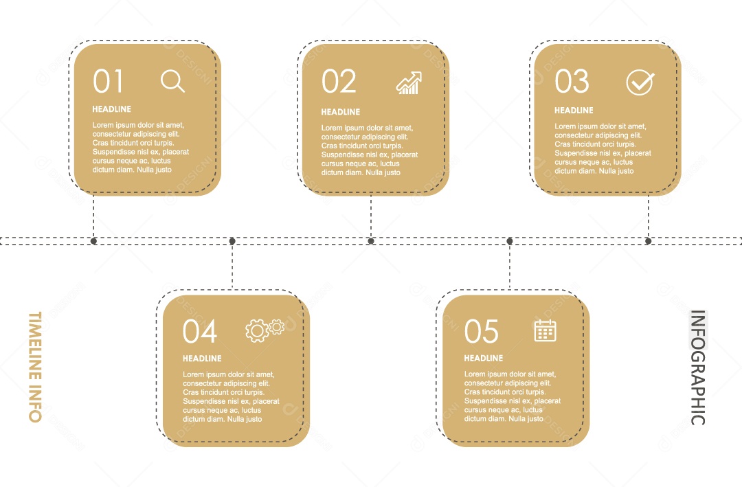 Ilustração de Informações de Infográficos Coloridos Vetor EPS