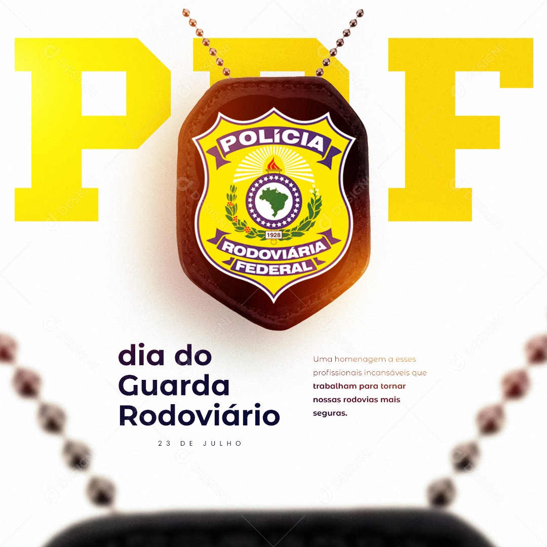 Dia do Guarda Rodoviário Uma Homenagem a Esses Profissionais Social Media PSD Editável