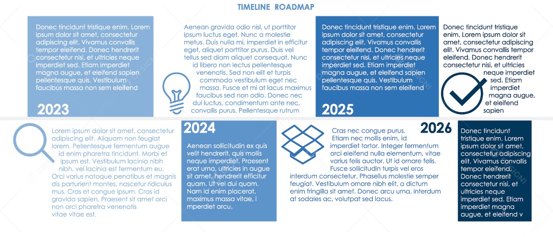 Infográficos Azul e Branco Ilustração Vetor EPS