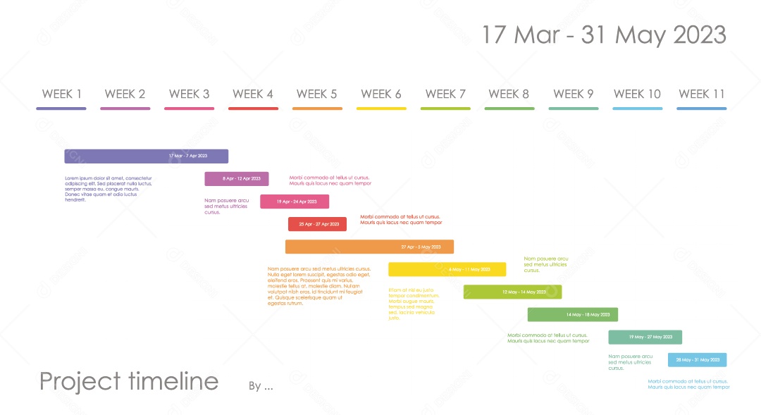 Infográficos Coloridos Ilustração Vetor EPS