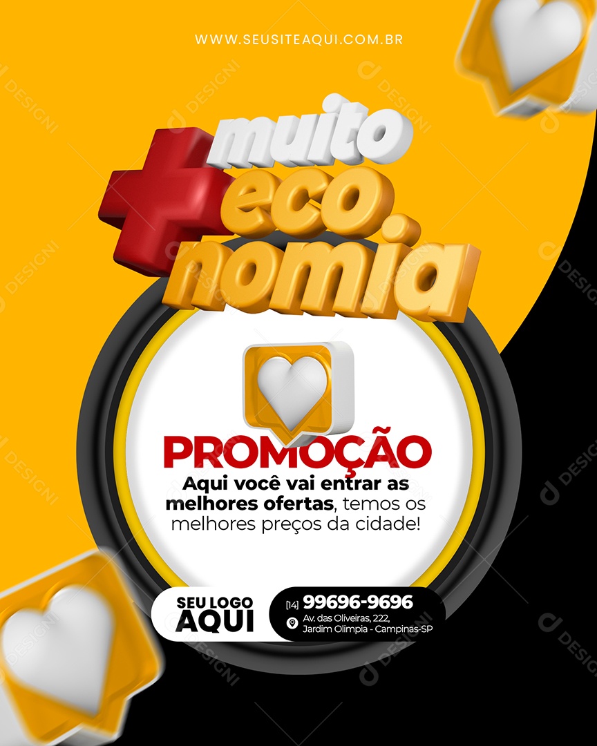 Social Media Promoção Melhores Ofertas PSD Editável