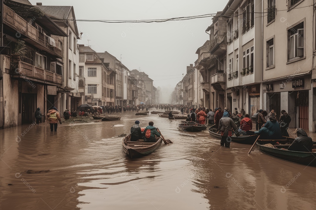 Resiliência no Meio do Caos de alagamento