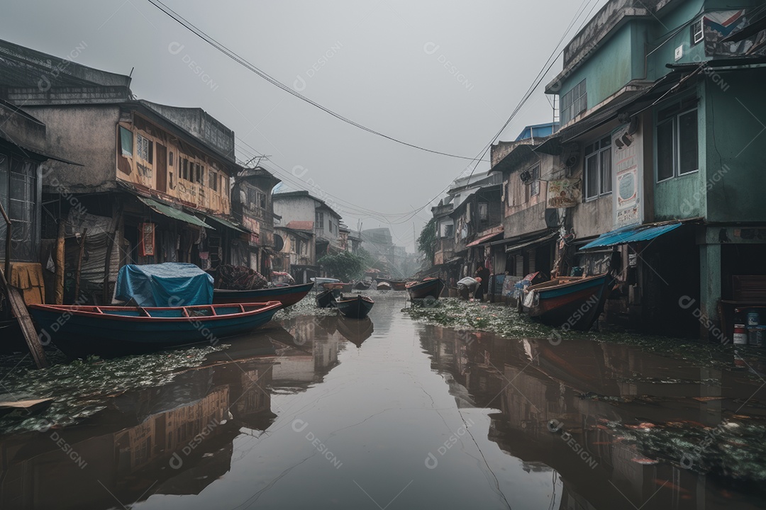 Resiliência no Meio do Caos de alagamento