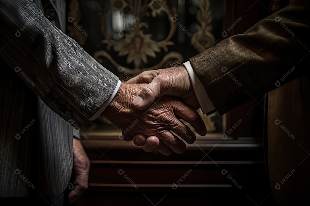 União de confiança: o aperto de mão