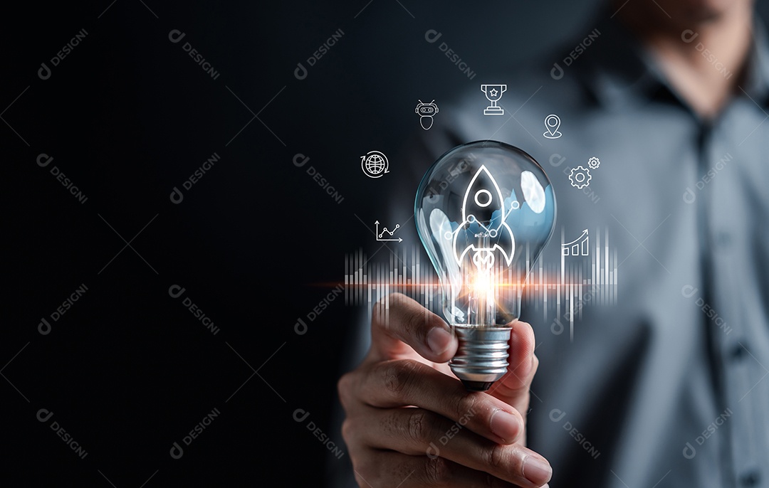 Homem jovem empresário em seu escritório