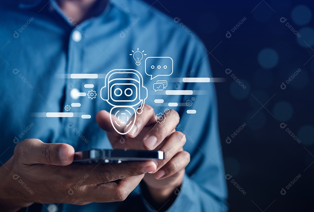 Homem jovem empresário em seu escritório