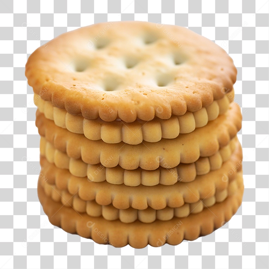 Bolacha de Sal PNG Transparente