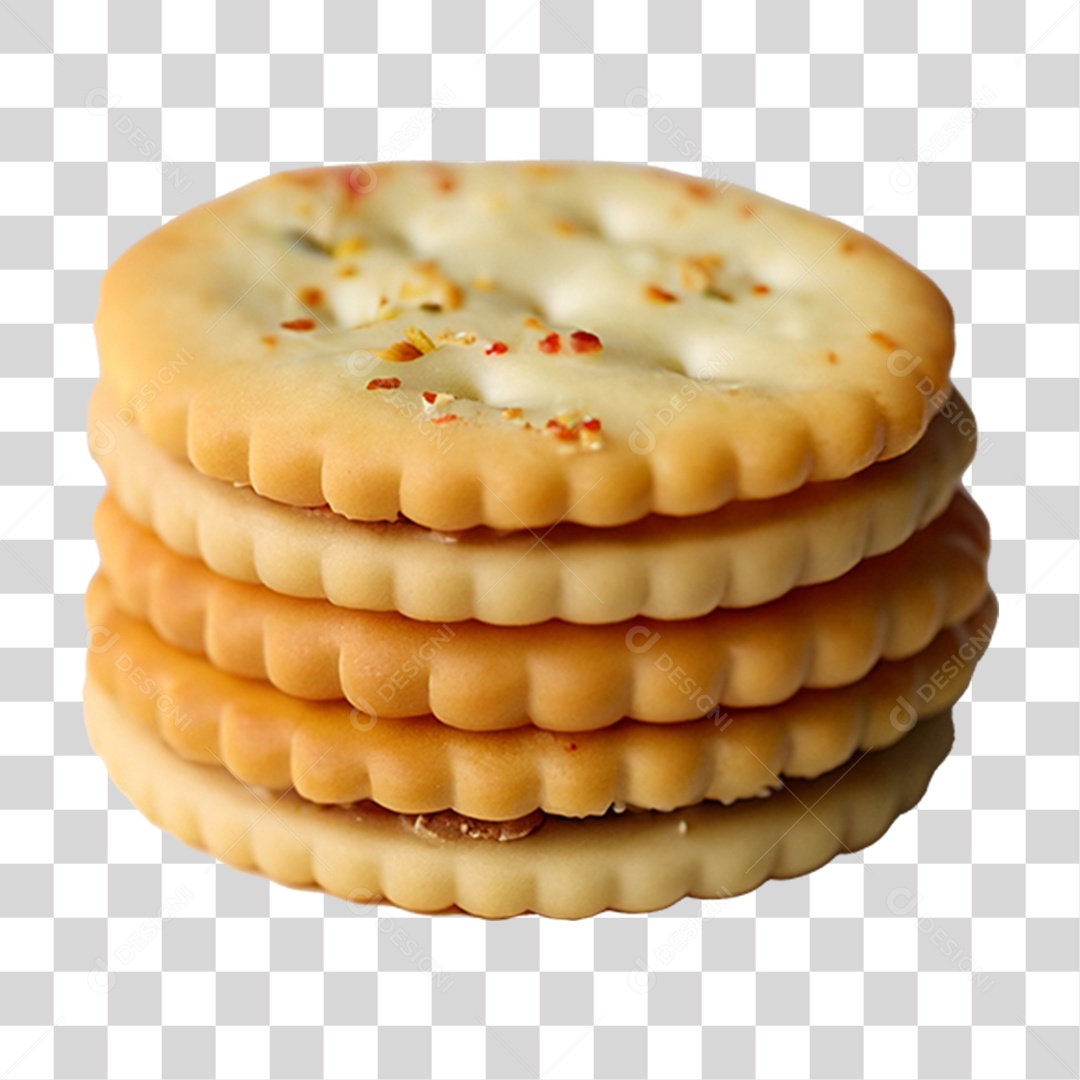 Bolacha de Sal PNG Transparente