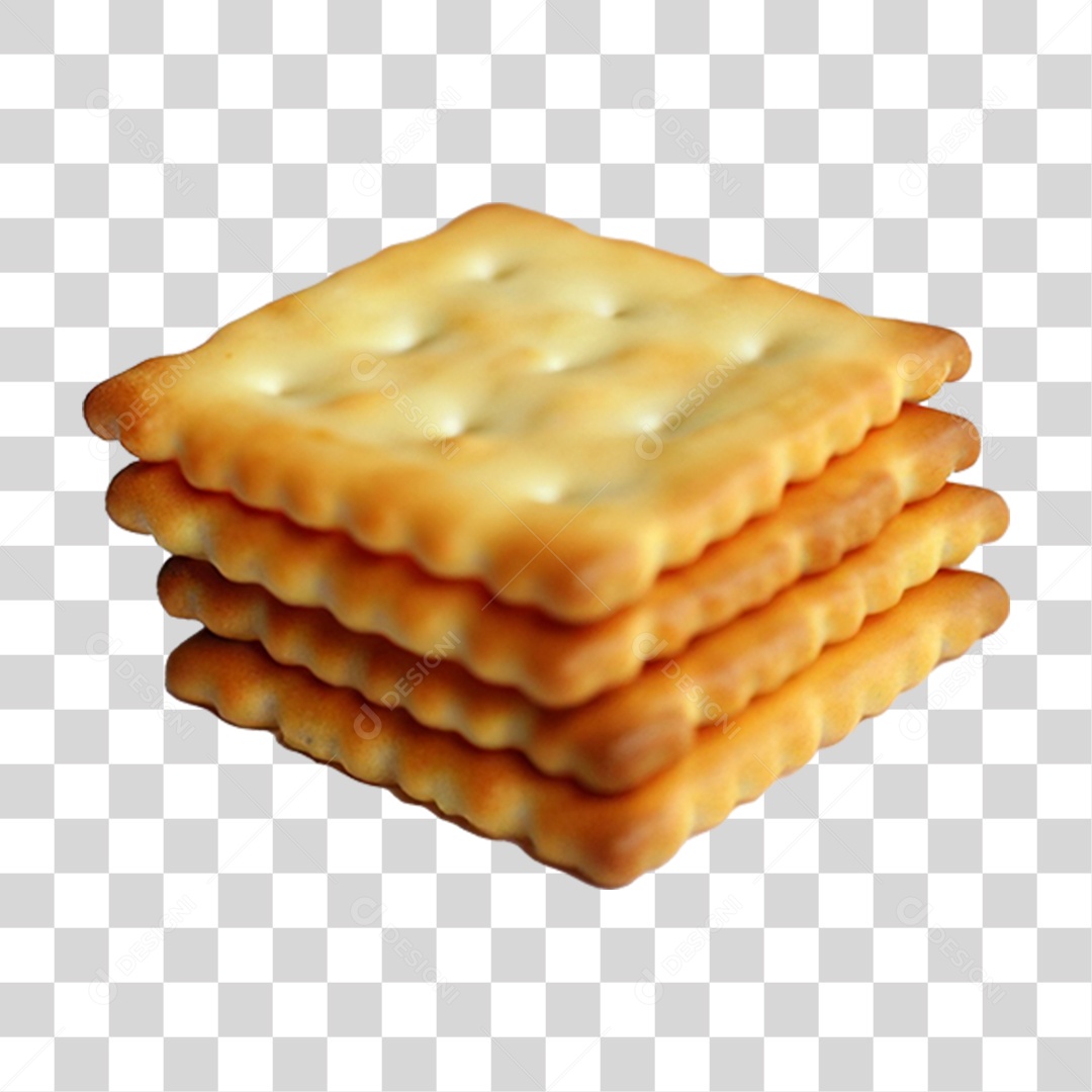 Bolacha de Sal PNG Transparente