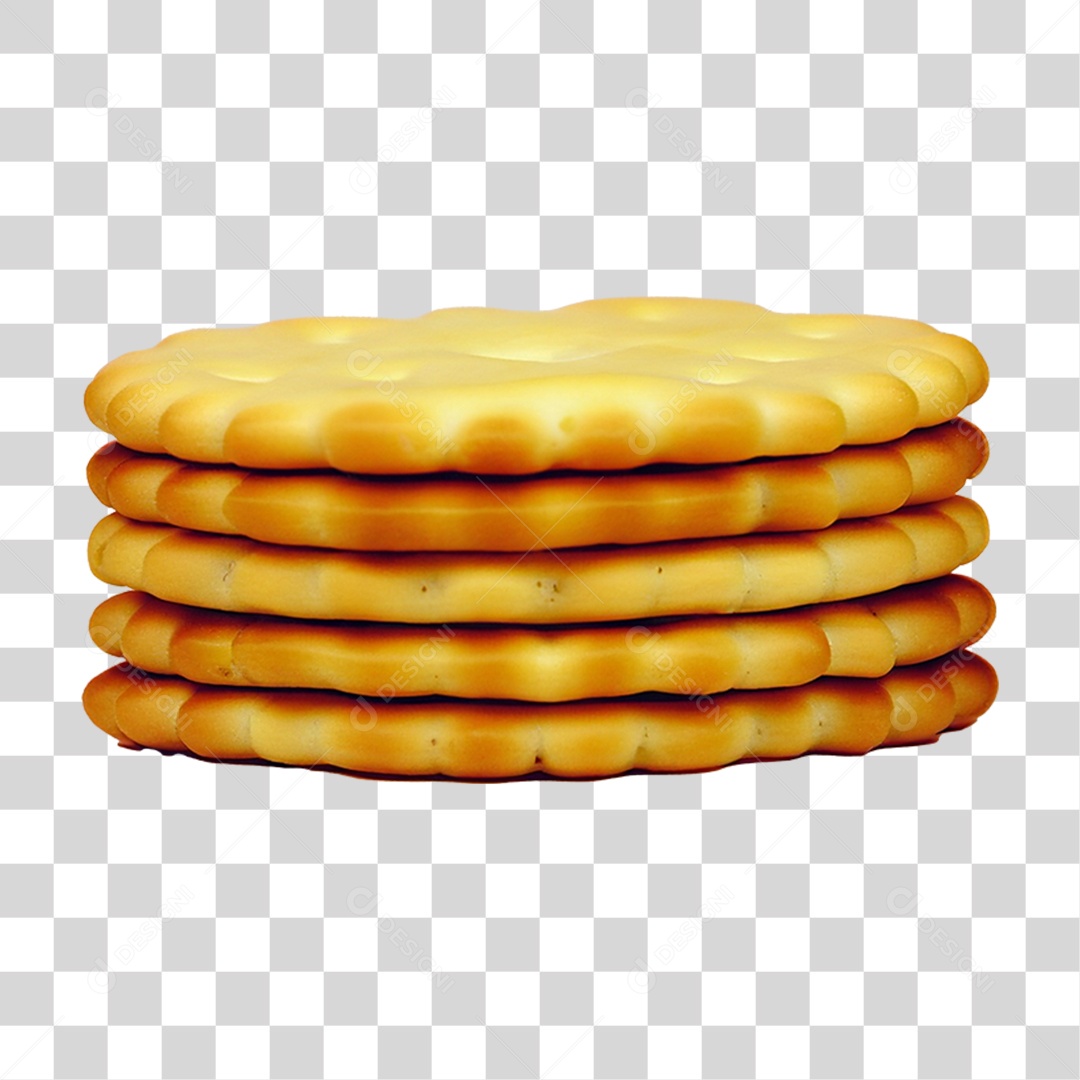 Bolacha de Sal PNG Transparente