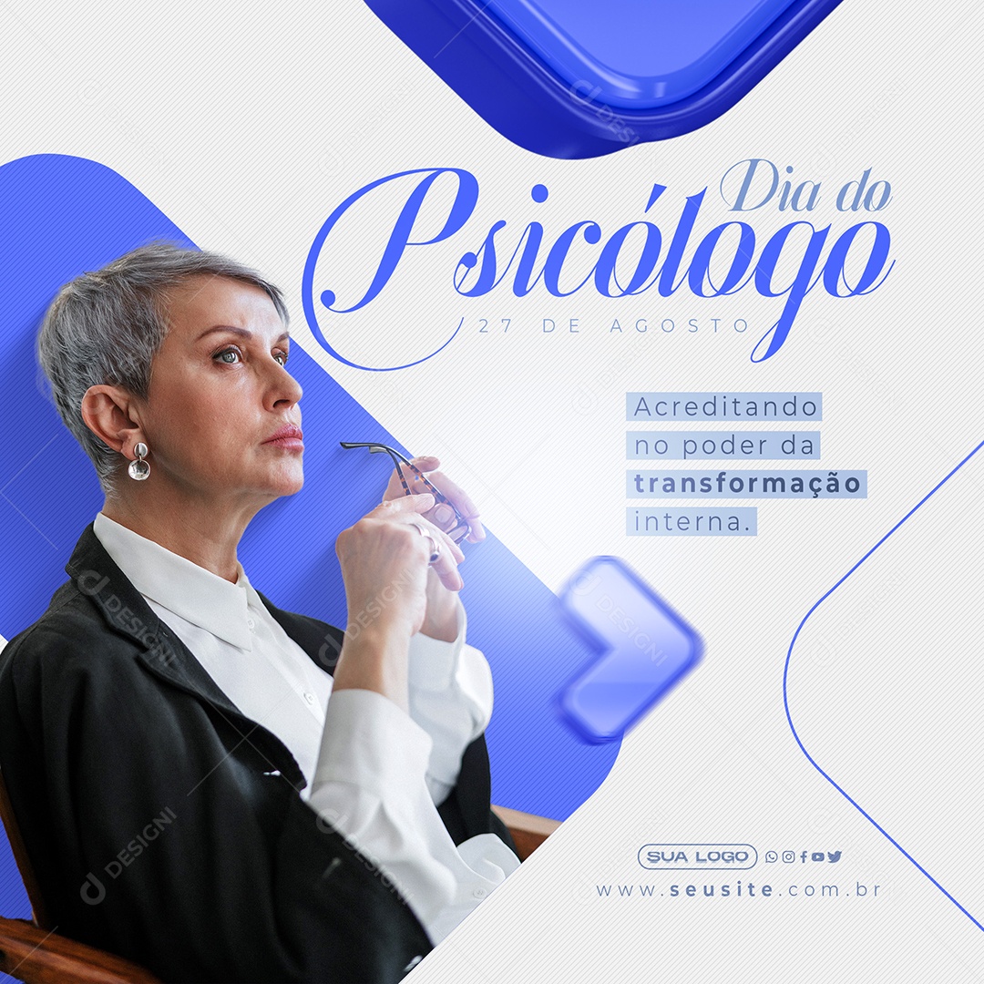 Dia Do Psicólogo Social Media PSD Editável