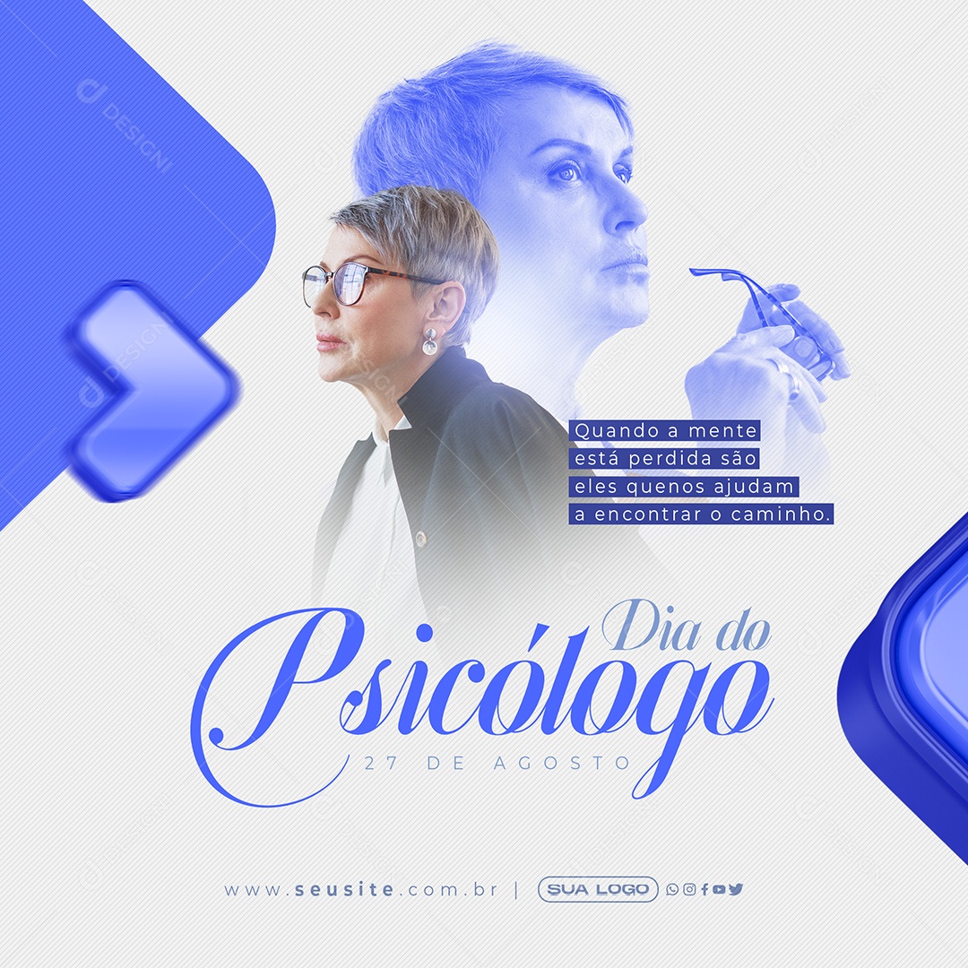Dia Do Psicólogo Social Media PSD Editável