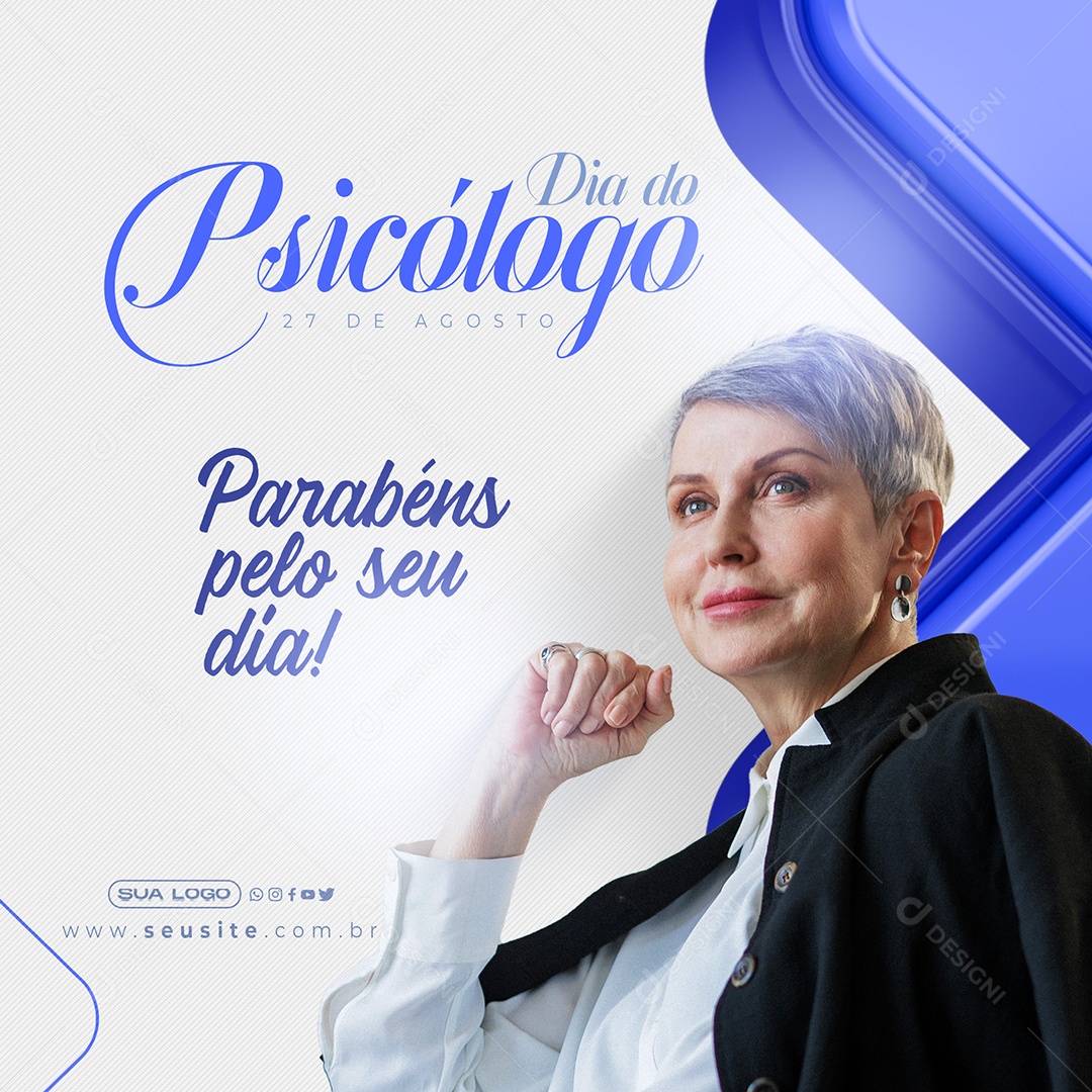 Dia Do Psicólogo Social Media PSD Editável