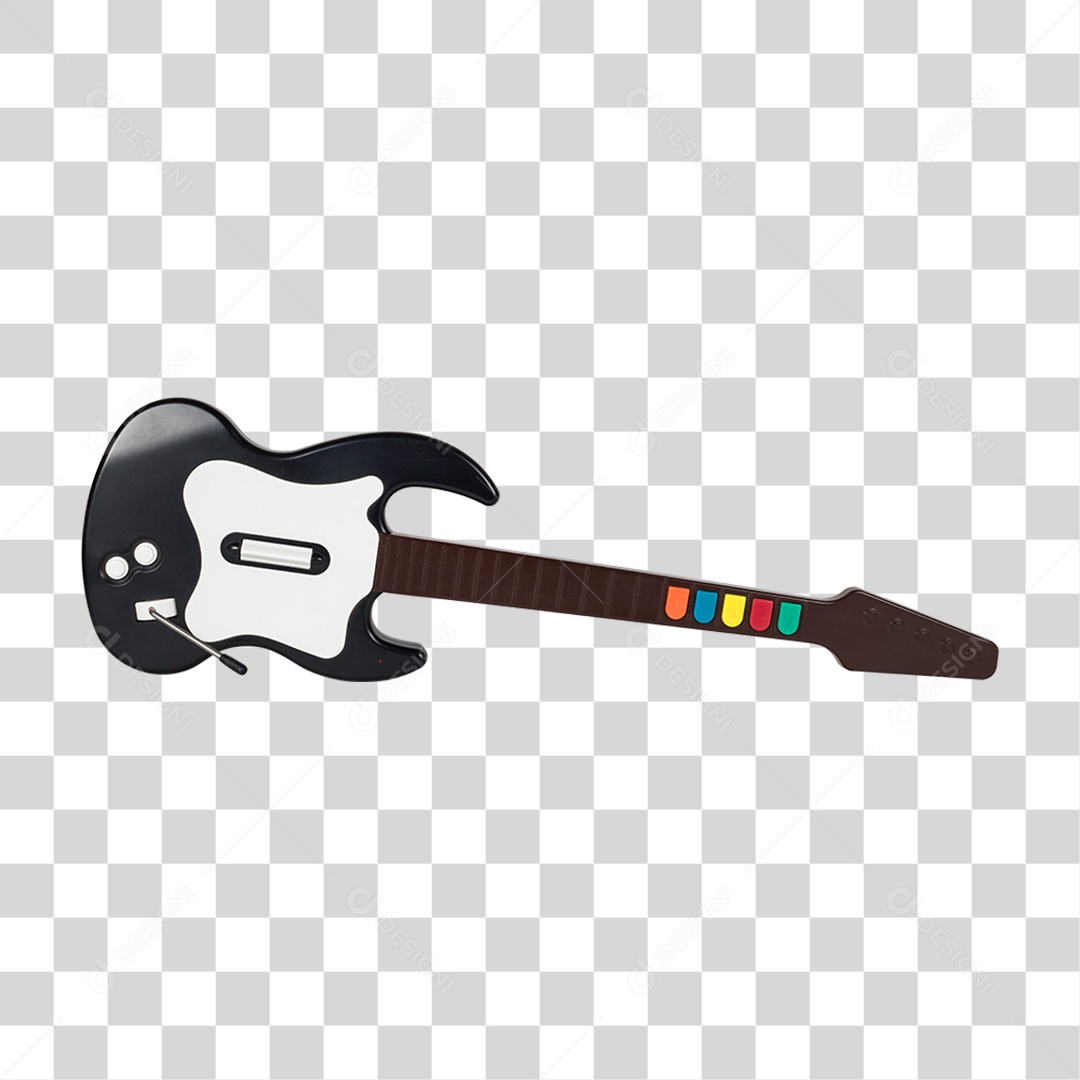 Guitarra de Videogame Guitar Hero Playstation sem fundo PNG Transparentes