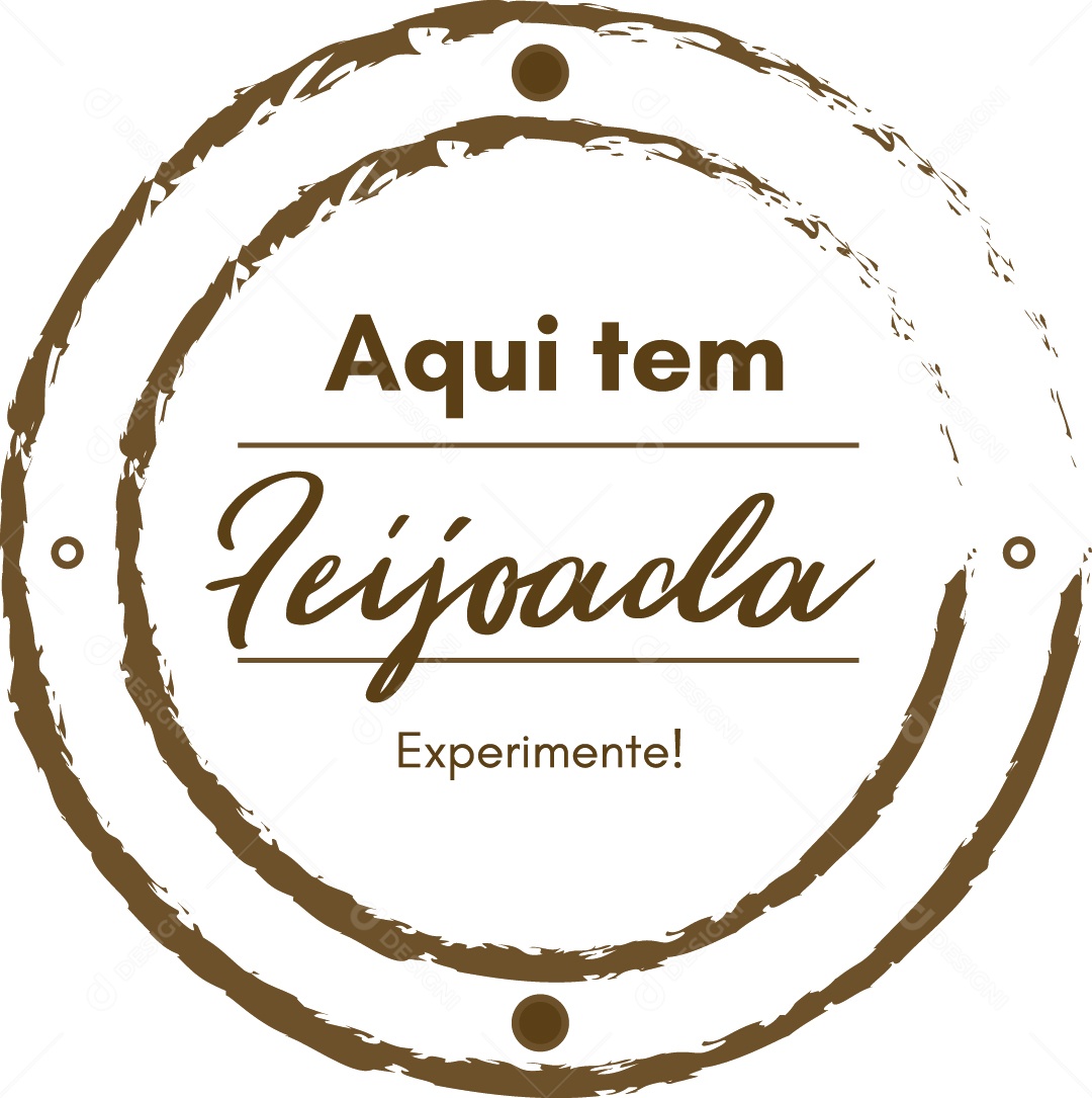 Aqui Tem Feijoada Ilustrações Vetor EPS