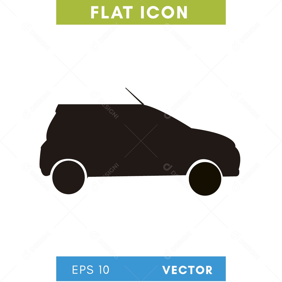 Ícone de Carro Ilustração Vetor EPS