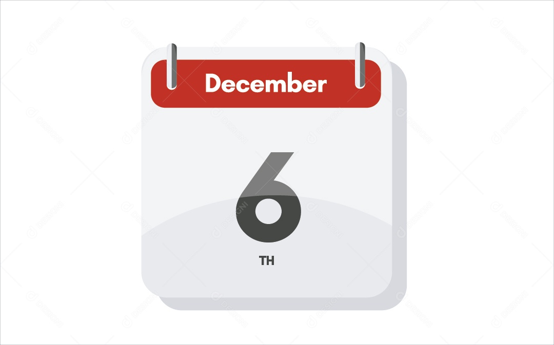 Dia 6 de Dezembro Ilustrações Vetor EPS