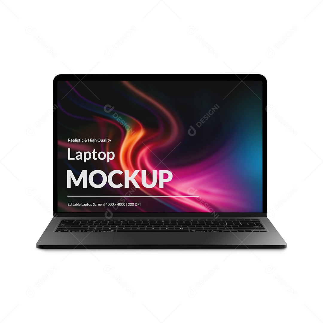Mockup Laptop - PSD editável