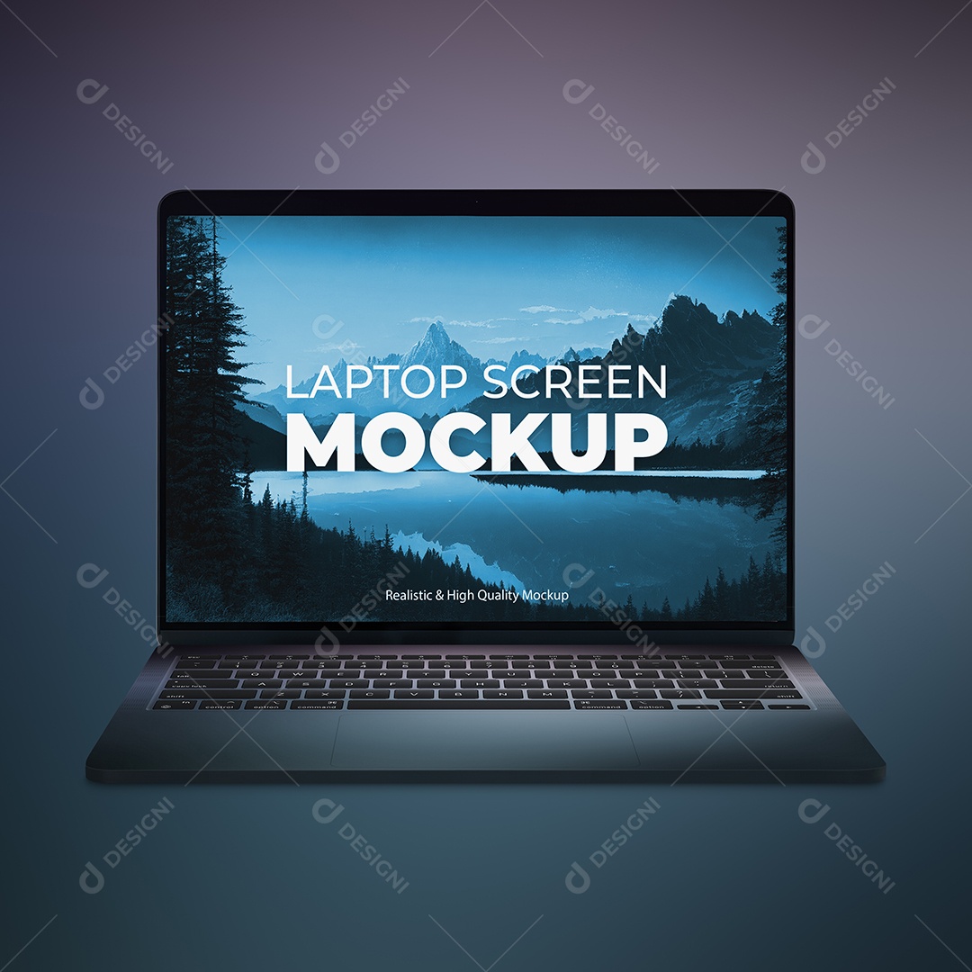 Mockup de Laptop - PSD editável